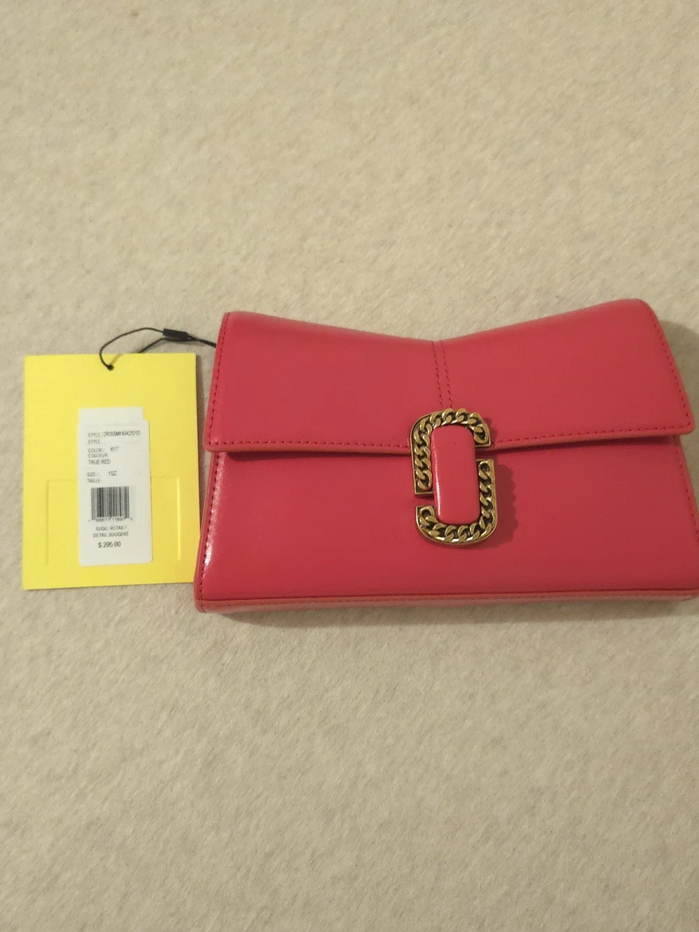 Marc Jacobs Red 'The St. Marc Chain Wallet' Bag